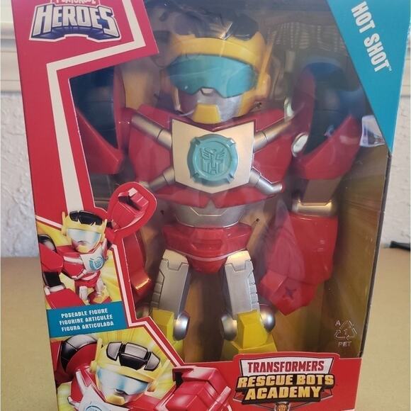 Playschool Mega Mightiest Transformers Rescue‎ Bots Academy  Hotshot new - Picture 1 of 4